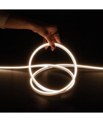 kelvo® NEONPRO KLV-101-0060 Ταινία Neon Flex LED 10W-m 1250lm-m 120° DC 24V Αδιάβροχο IP65 120 x SMD2835 Chip-m Φυσικό Λευκό 4500K Dimmable - Lumileds SMD Chip - Μ100 x Π0.6 x Υ1.2cm - 6 Χρόνια Εγγύηση